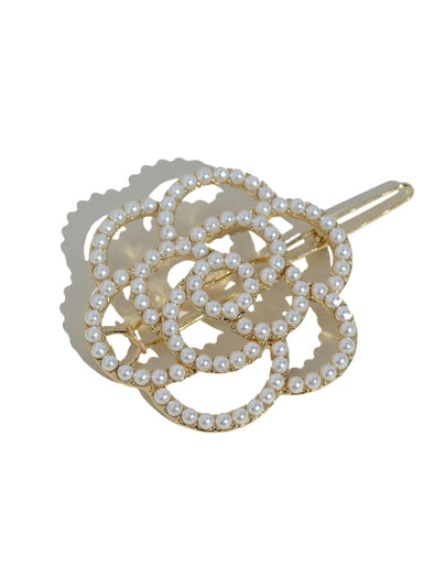 Camellia Pearl Side Clip