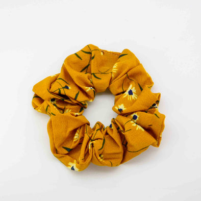 Turmeric Daisy Scrunchie