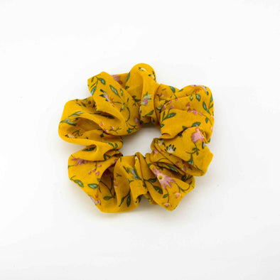 Turmeric Wild Flower Scrunchie